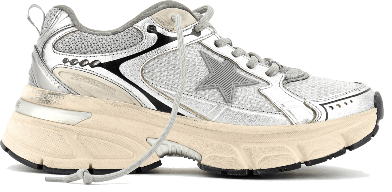 Golden Goose Lightstar Silver Zilver