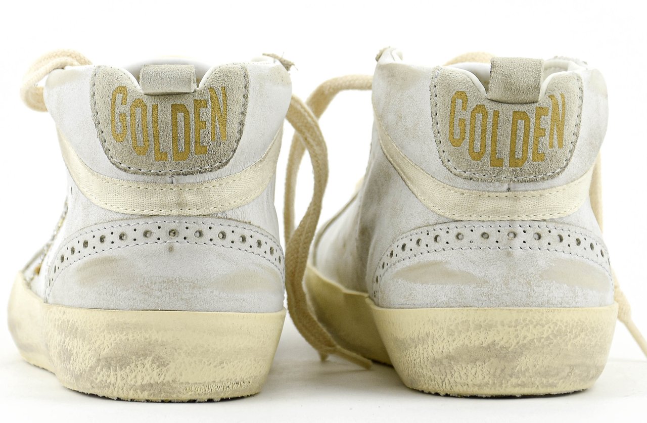 Golden Goose Midstar Beige Platinum Beige