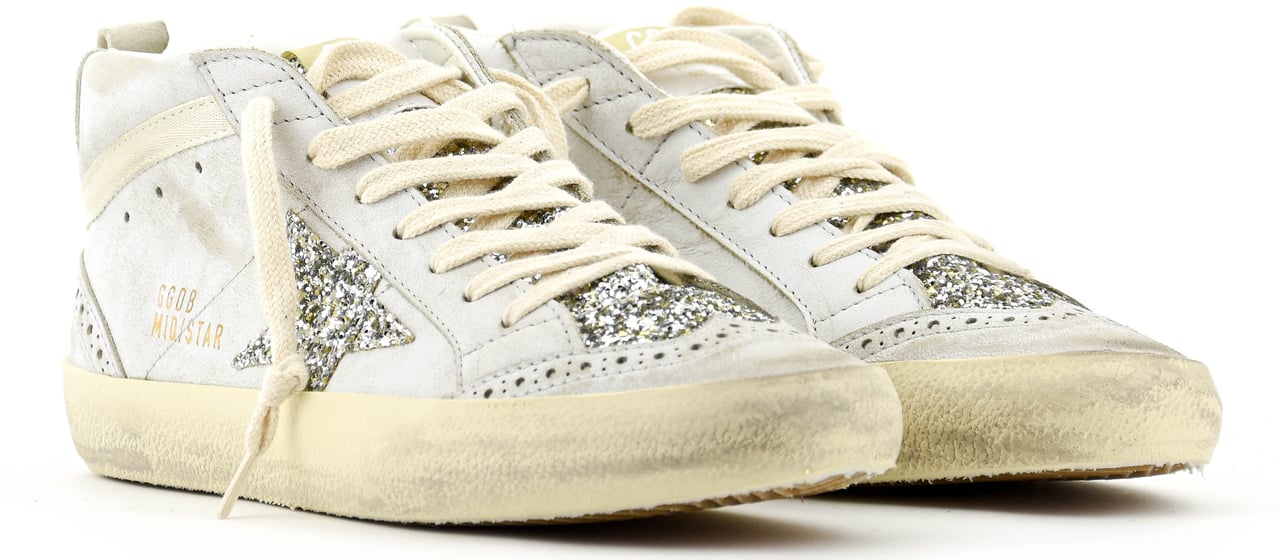 Golden Goose Midstar Beige Platinum Beige