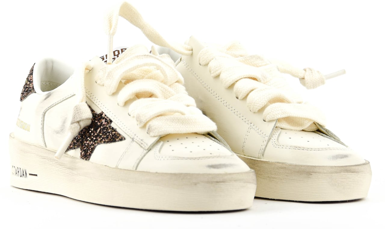 Golden Goose Stardan White Brown Wit