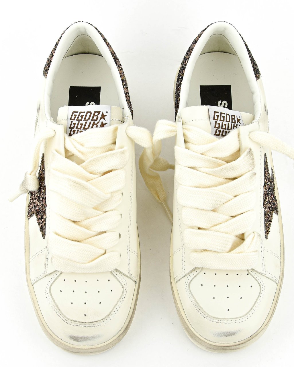 Golden Goose Stardan White Brown Wit