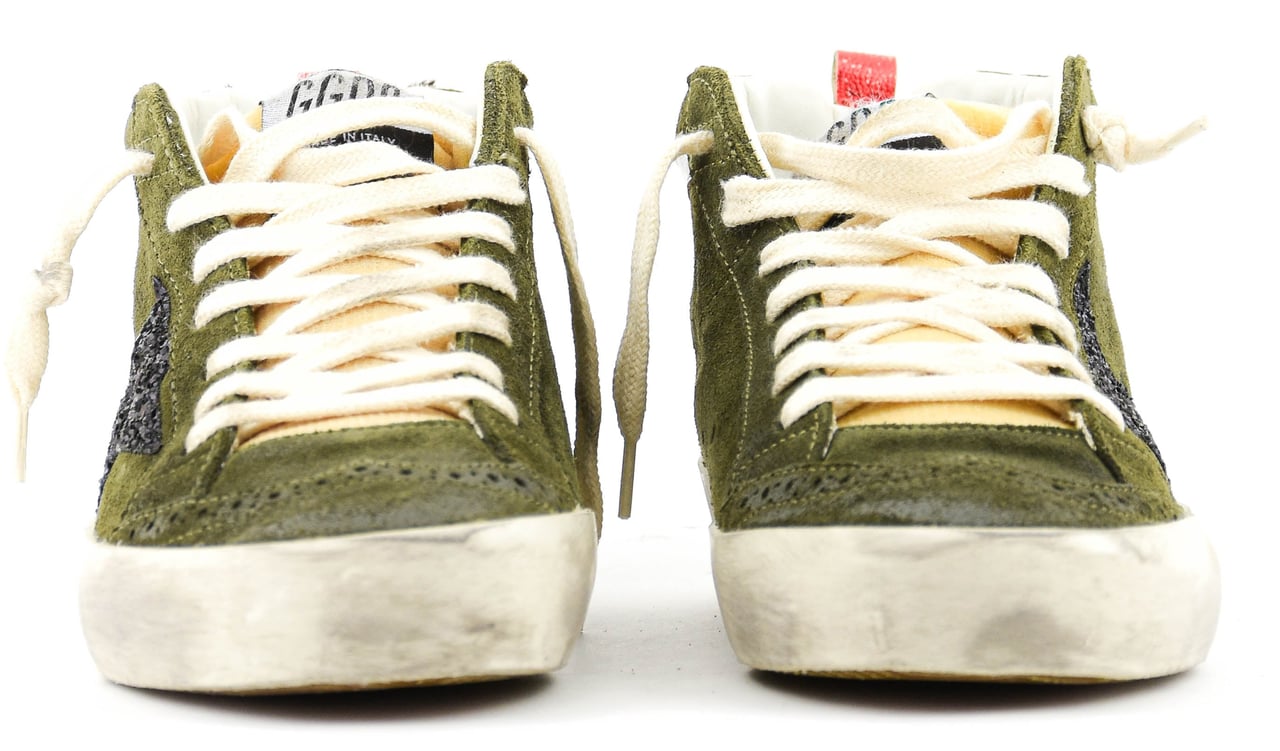 Golden Goose Midstar Olive Green Groen