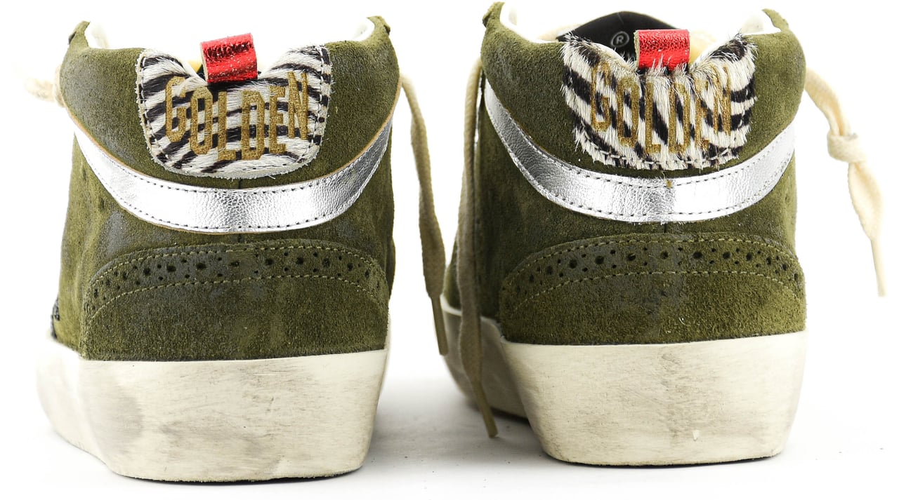 Golden Goose Midstar Olive Green Groen