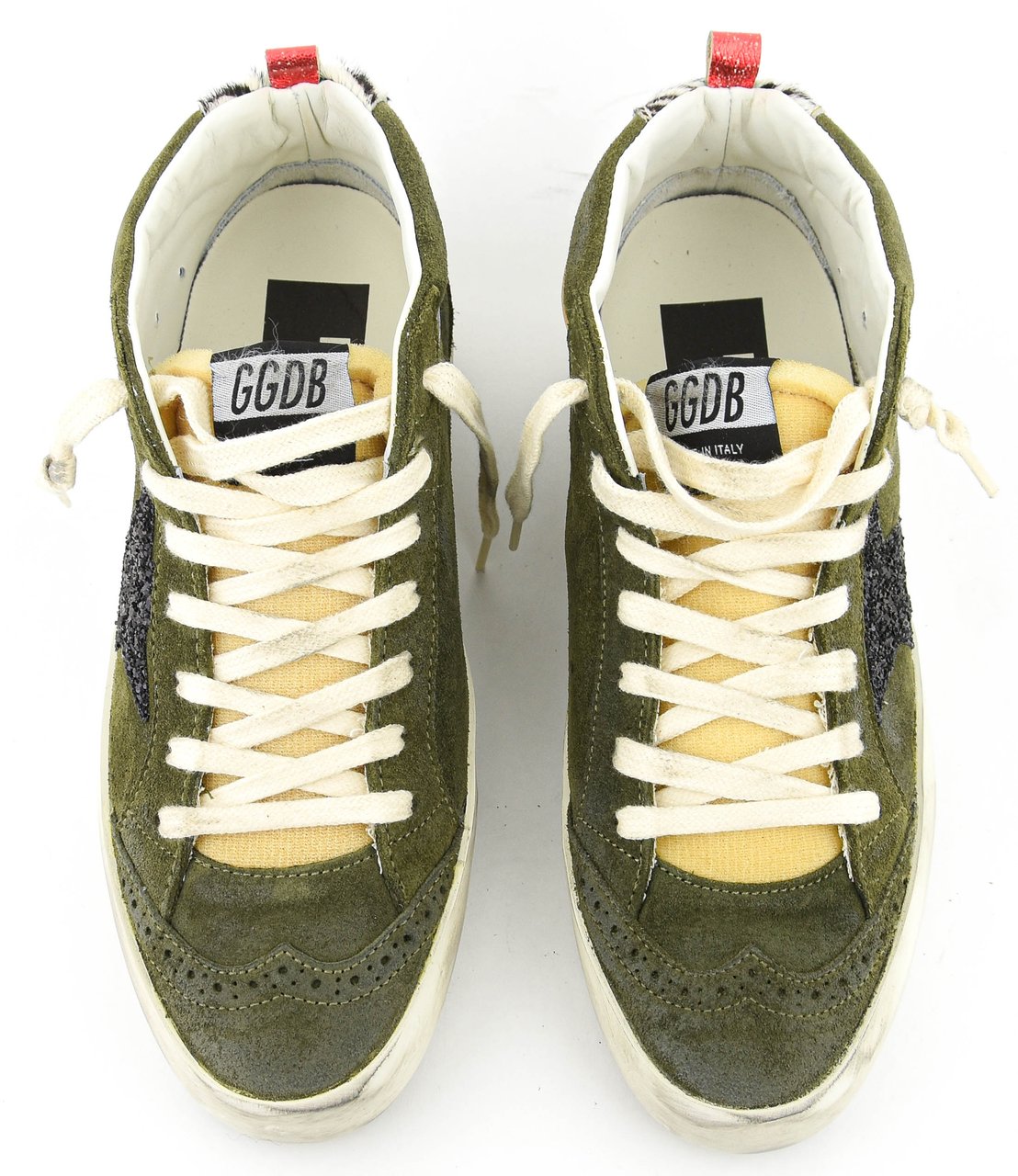 Golden Goose Midstar Olive Green Groen