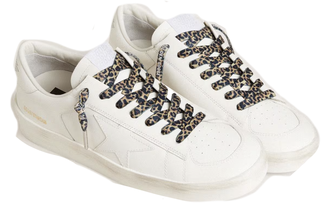 Golden Goose Kit Lace Leopard Bruin