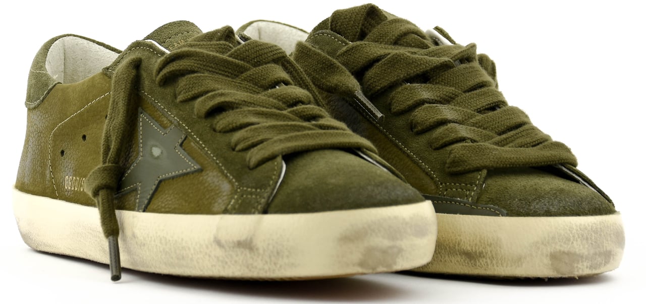 Golden Goose Superstar Night Olive Groen