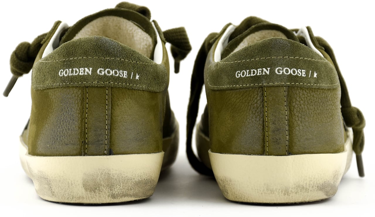 Golden Goose Superstar Night Olive Groen