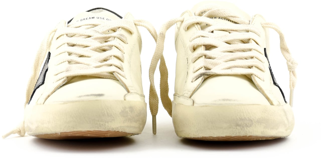 Golden Goose Superstar Cream Blue Wit