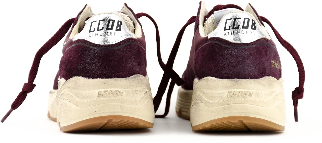 Golden Goose Running Sole Bordeaux Rood
