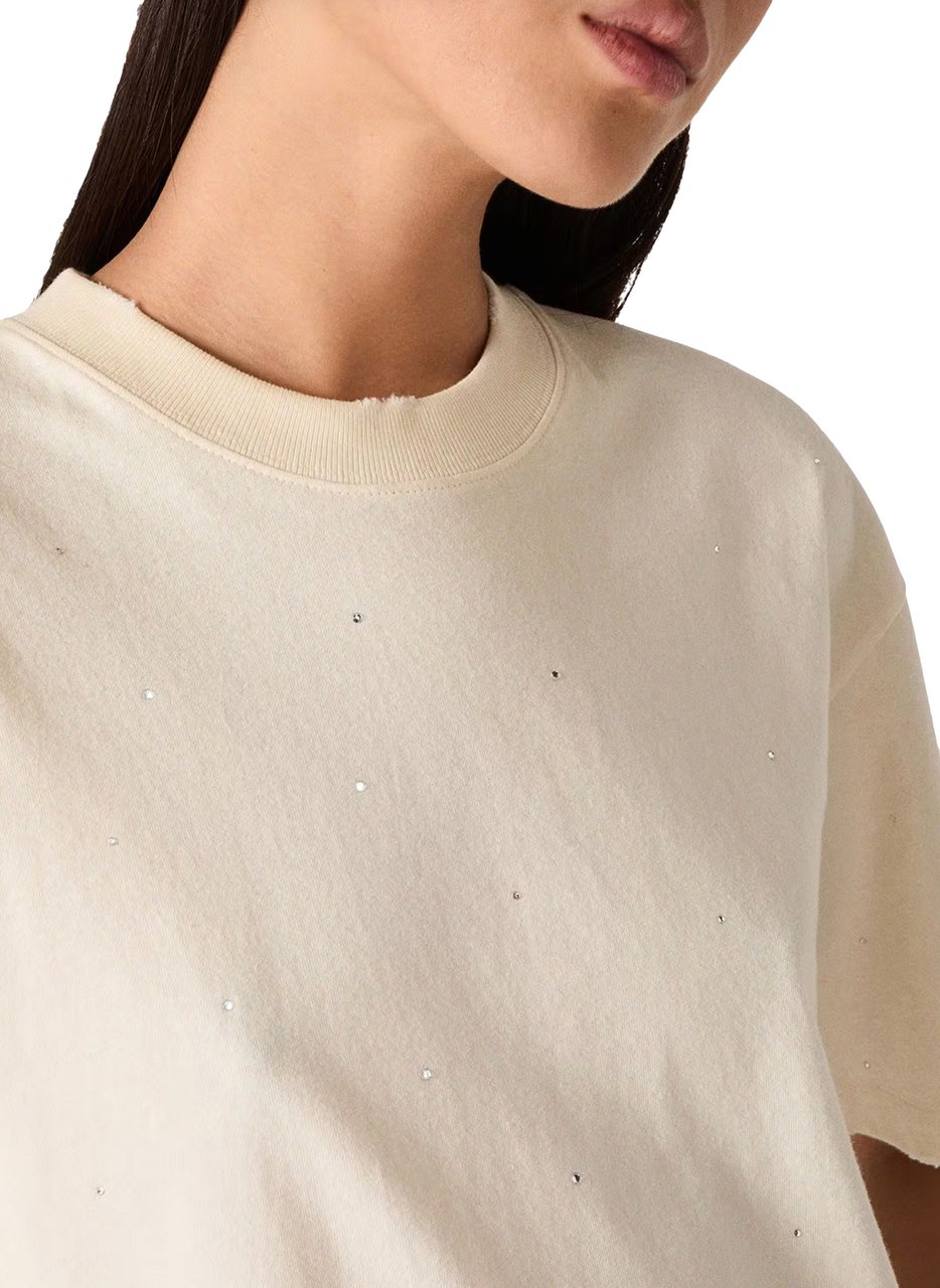 Golden Goose Relaxed Fit T-shirt Beige