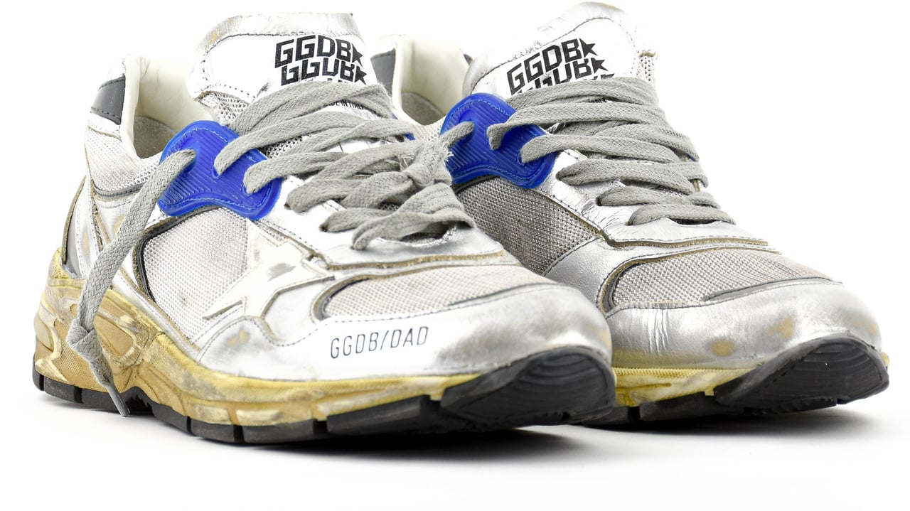Golden Goose Running Dad Silver Zilver