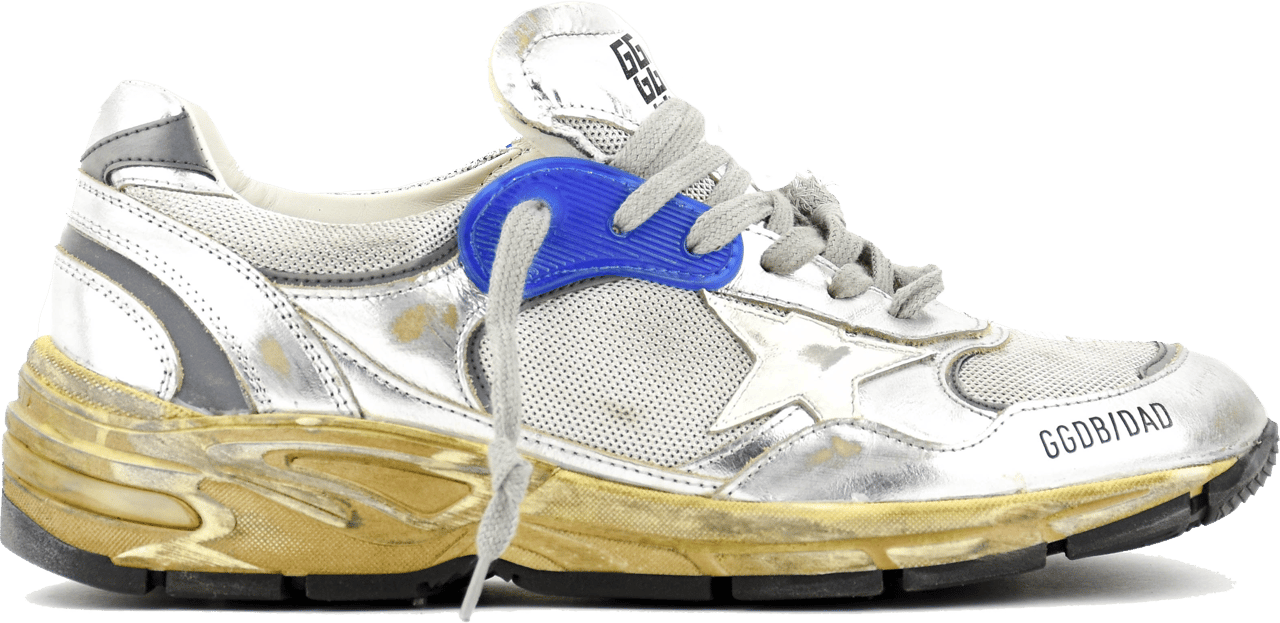 Golden Goose Running Dad Silver Zilver