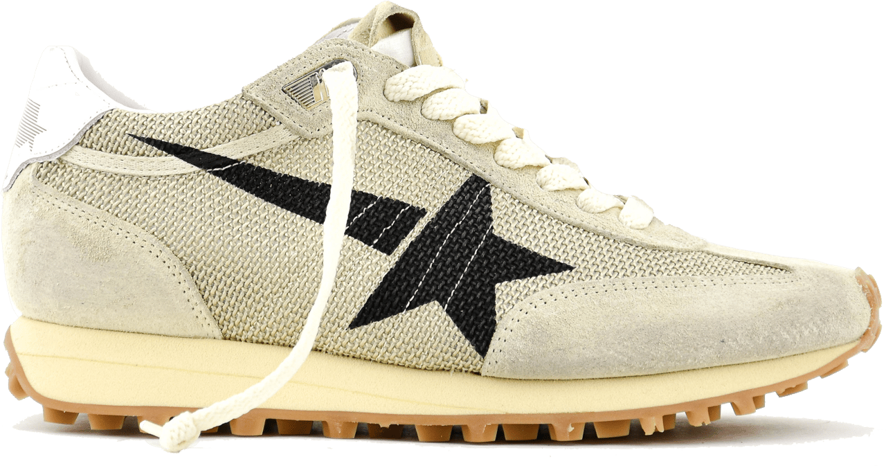 Golden Goose Marathon Beige Black Beige