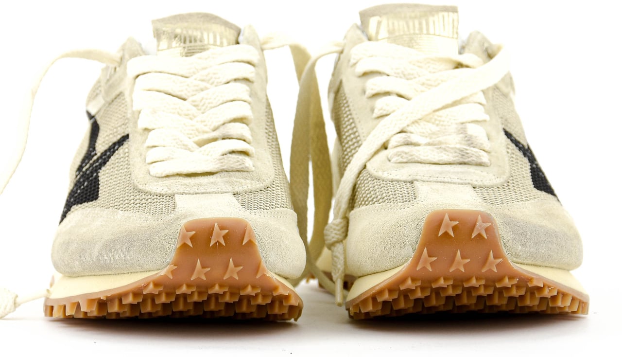 Golden Goose Marathon Beige Black Beige