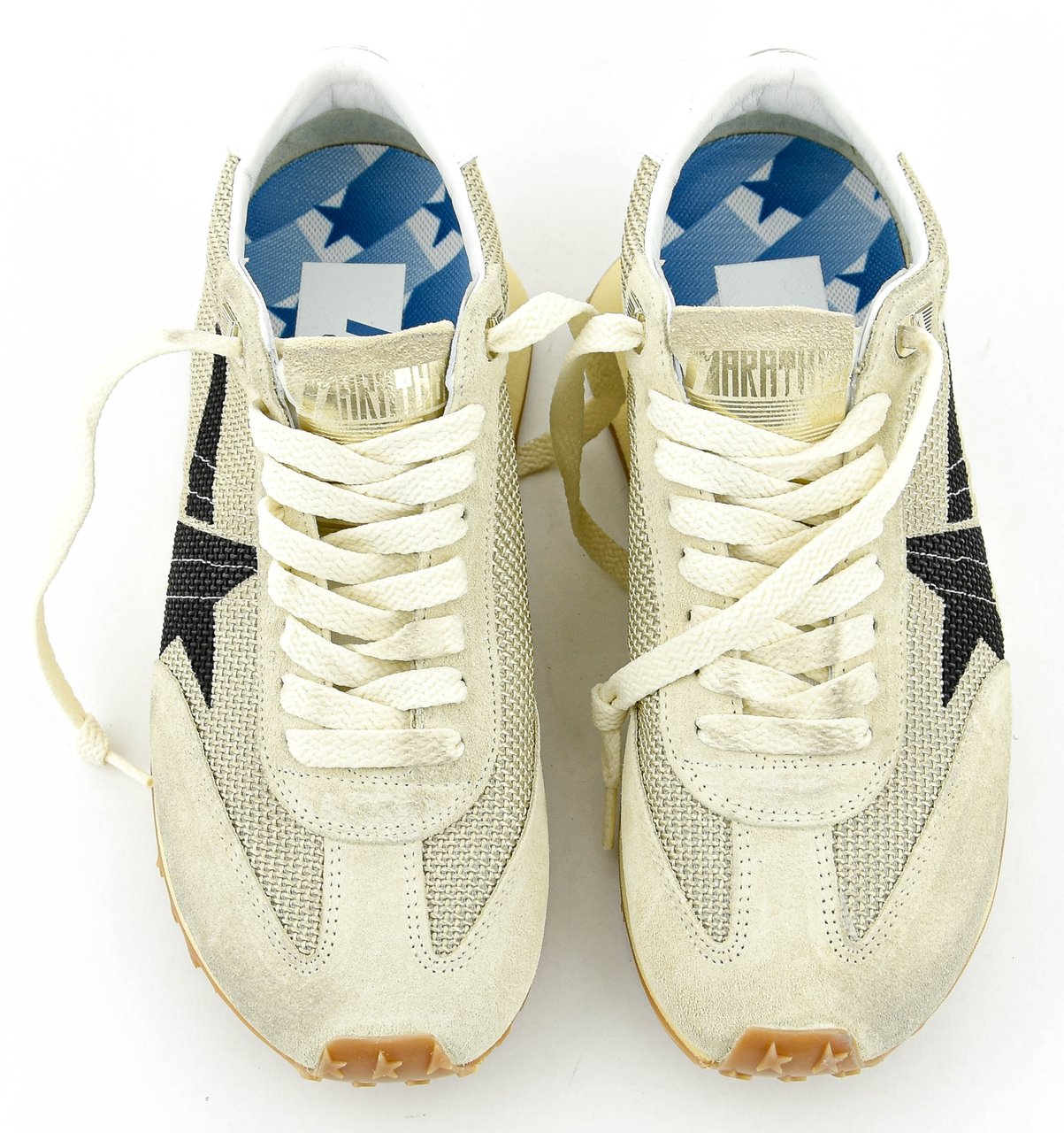 Golden Goose Marathon Beige Black Beige