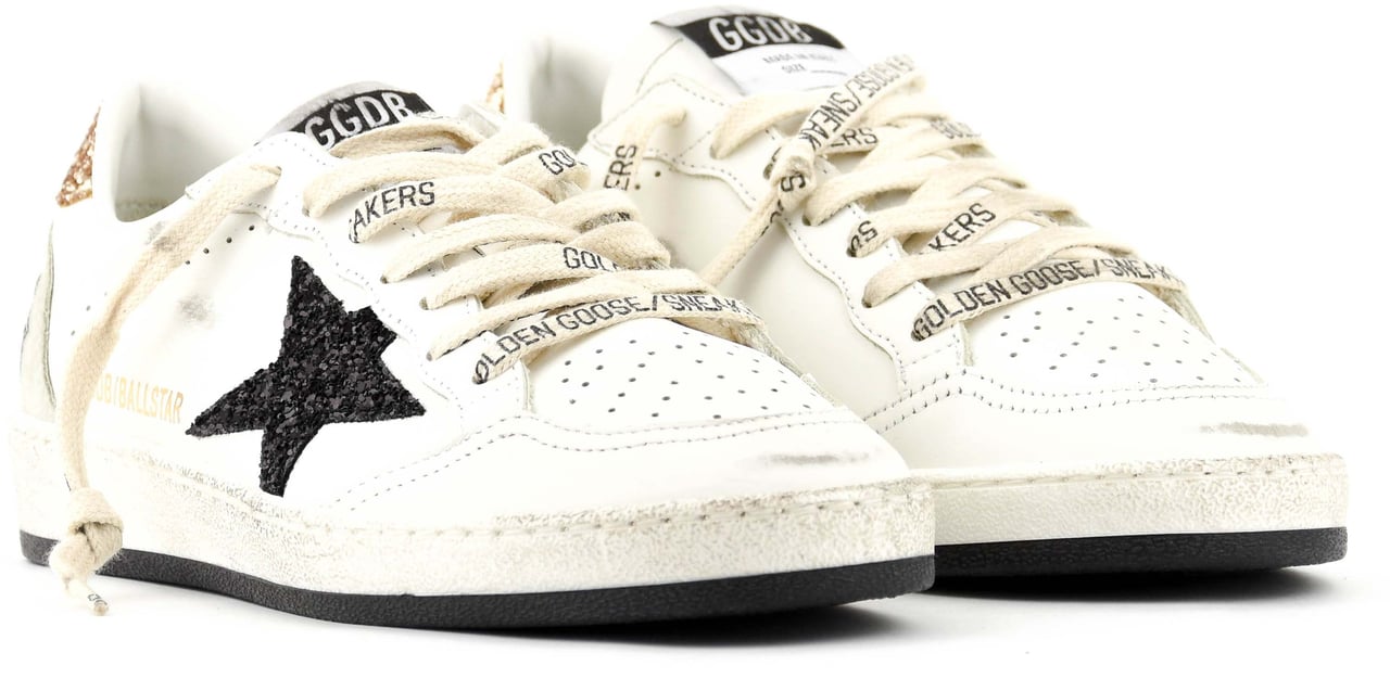 Golden Goose Ball Star White Black Golf Wit