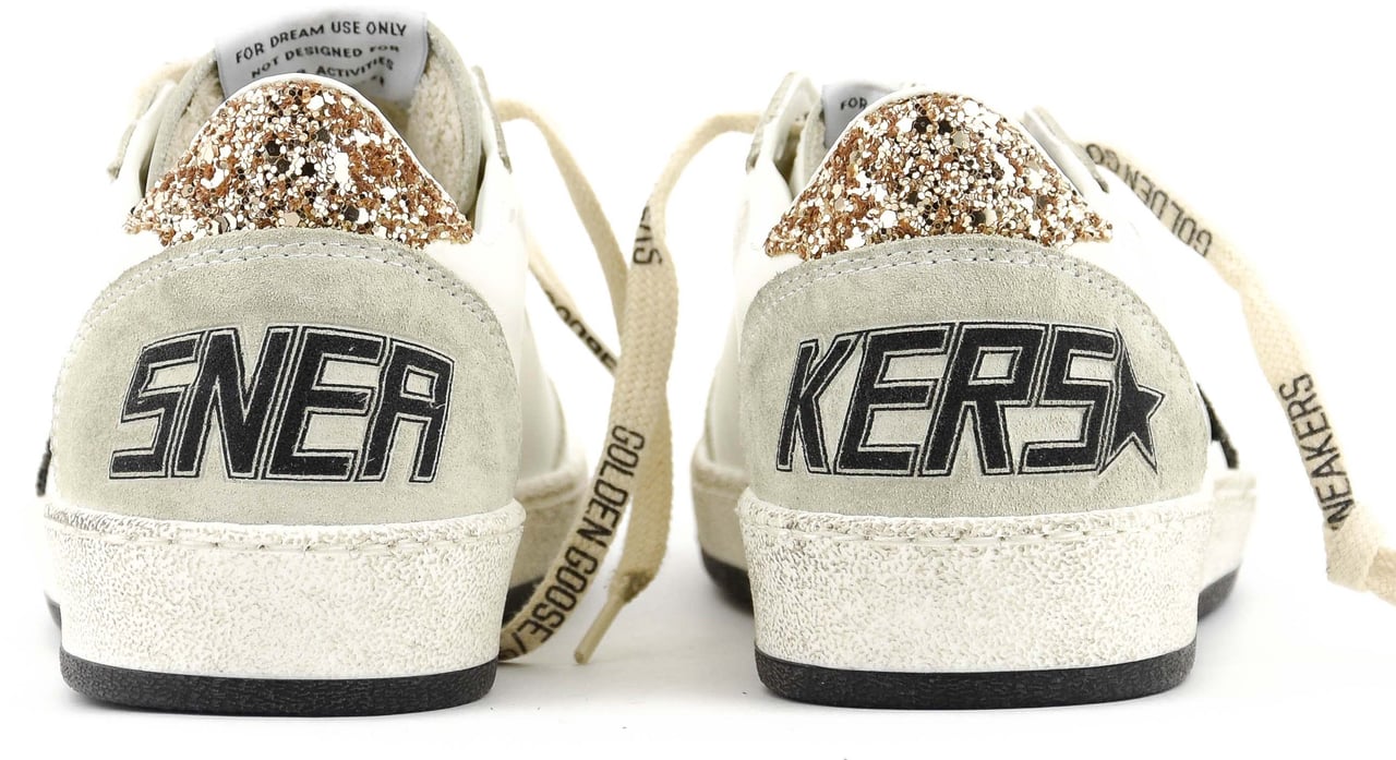 Golden Goose Ball Star White Black Golf Wit