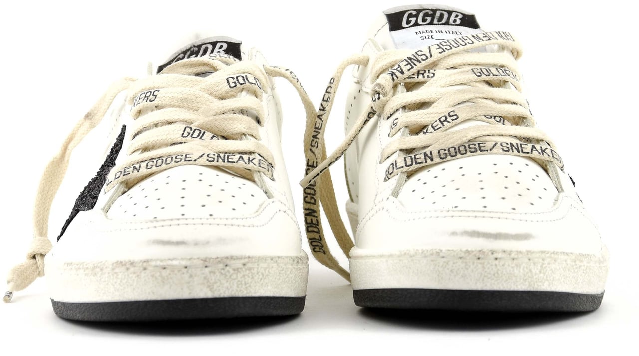 Golden Goose Ball Star White Black Golf Wit