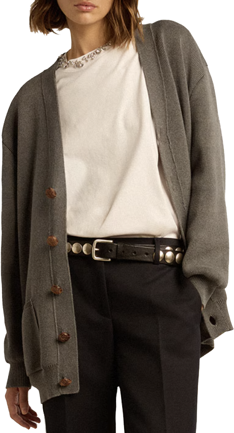 Golden Goose Cardigan Grey Grijs