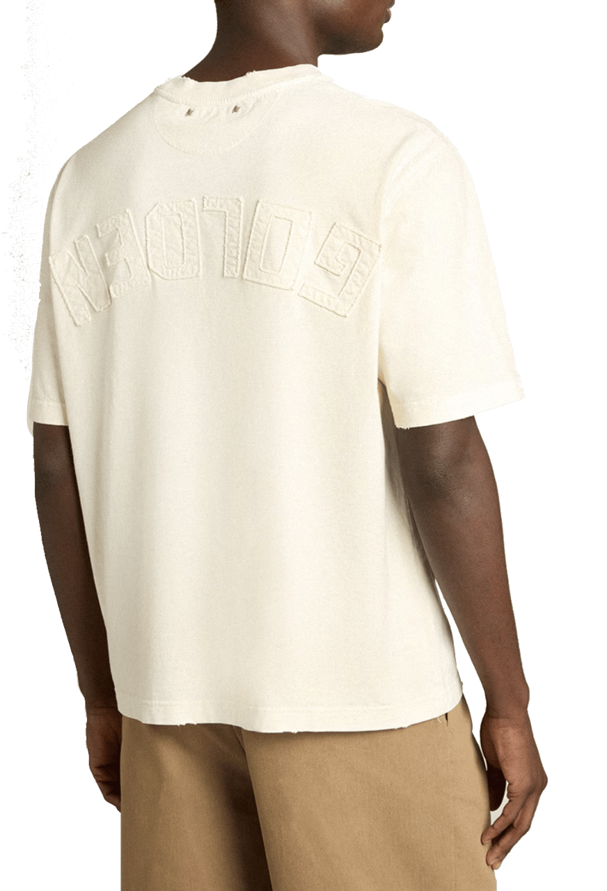 Golden Goose Golden  Relaxed T Shirt Grey Grijs