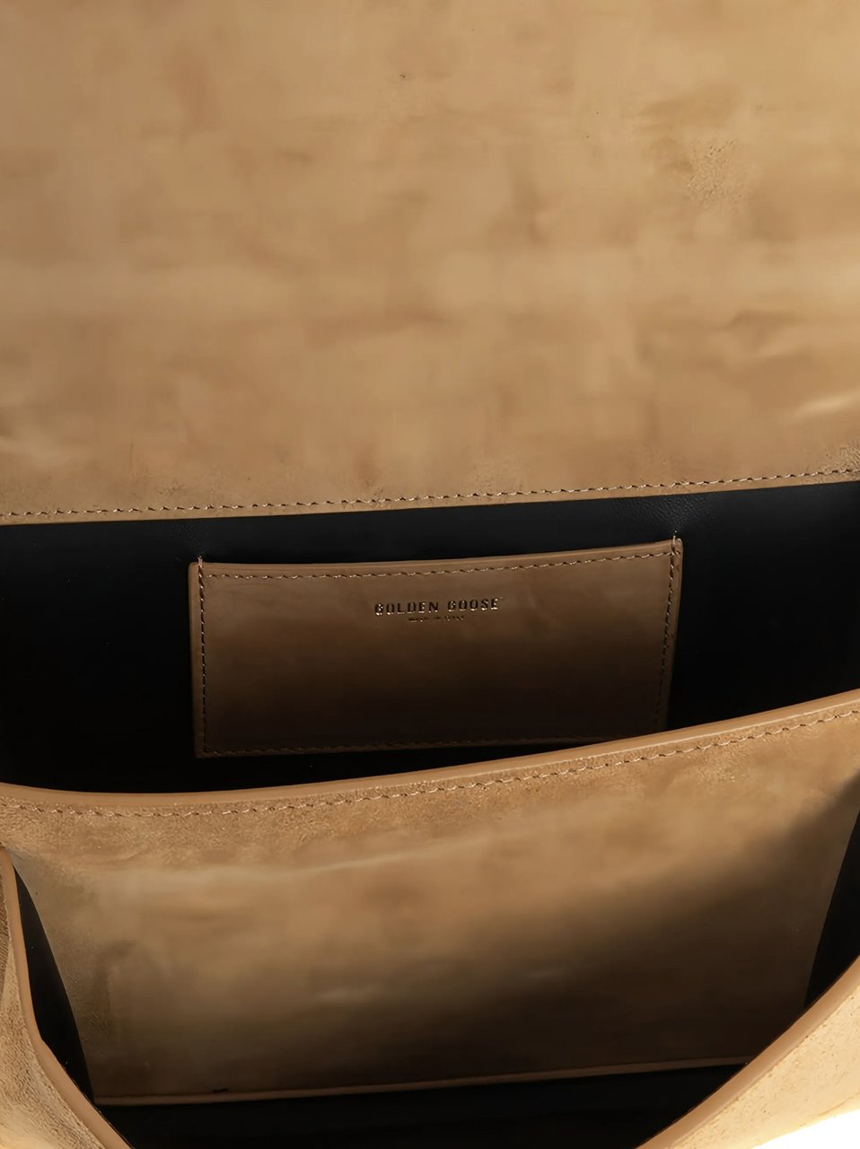 Golden Goose Venezia Bag Camel Suede Beige