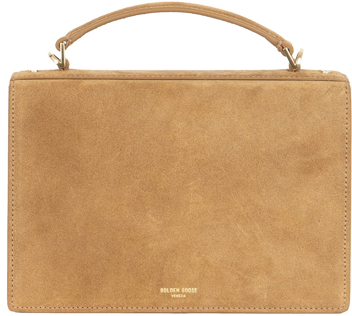 Golden Goose Venezia Bag Camel Suede Beige
