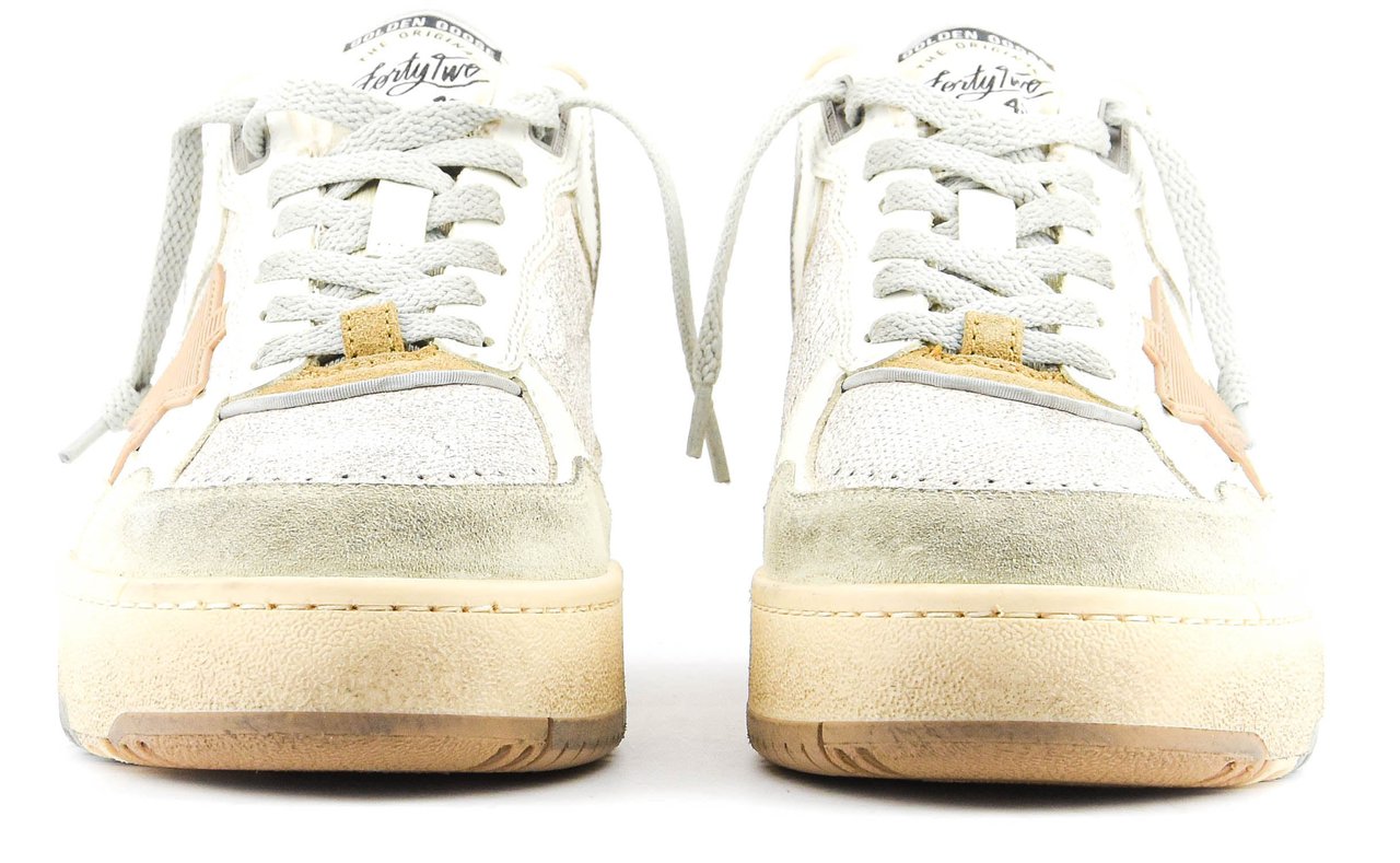 Golden Goose Forty2 White/tabaco Wit