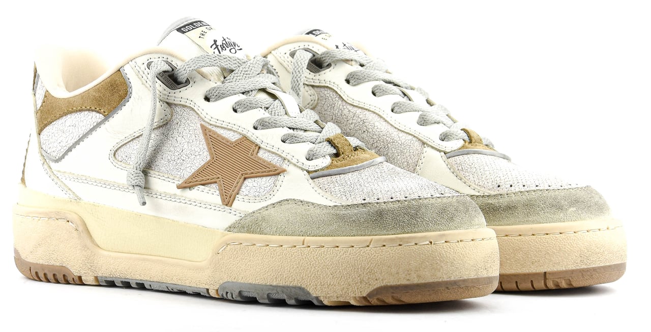 Golden Goose Forty2 White/tabaco Wit