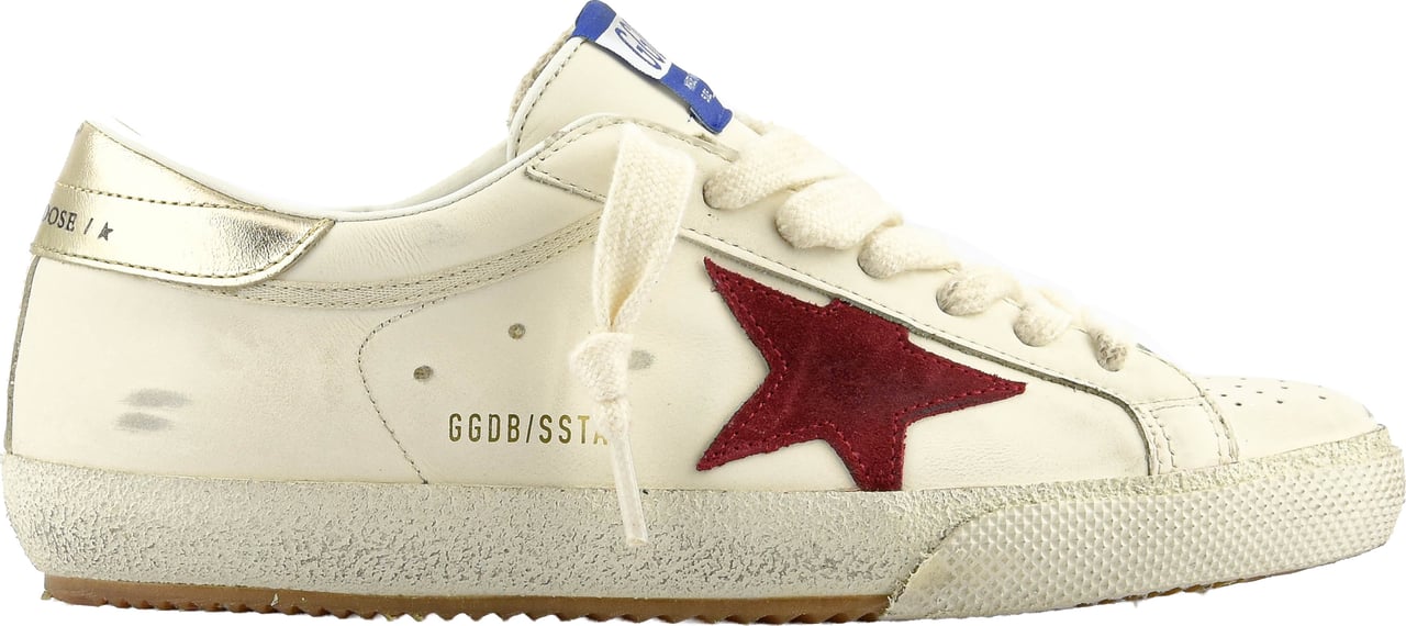 Golden Goose Super Star White/red Wit
