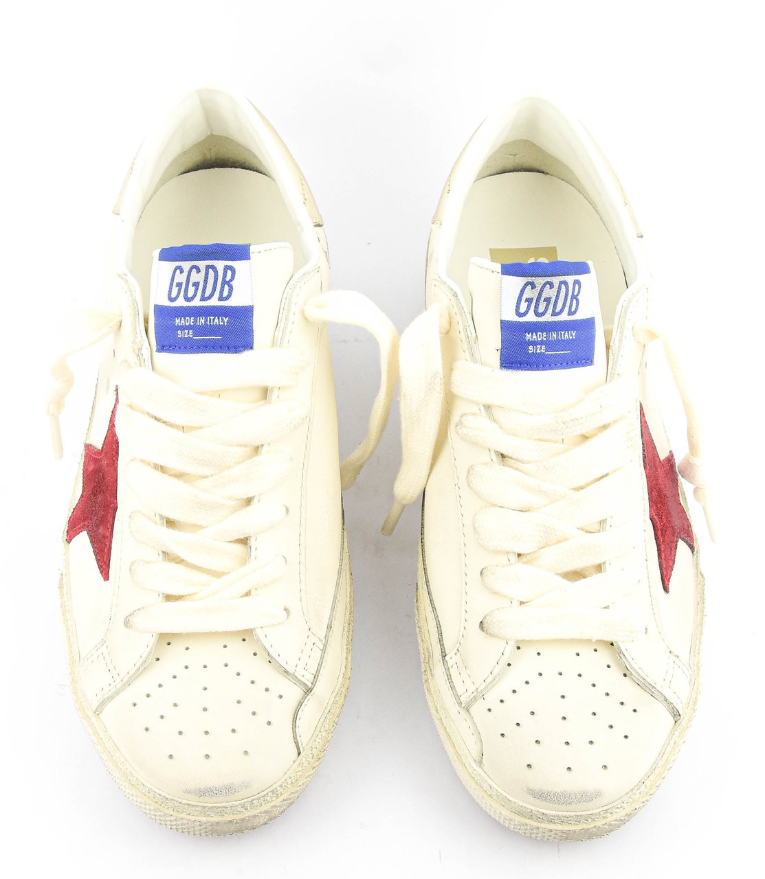 Golden Goose Super Star White/red Wit