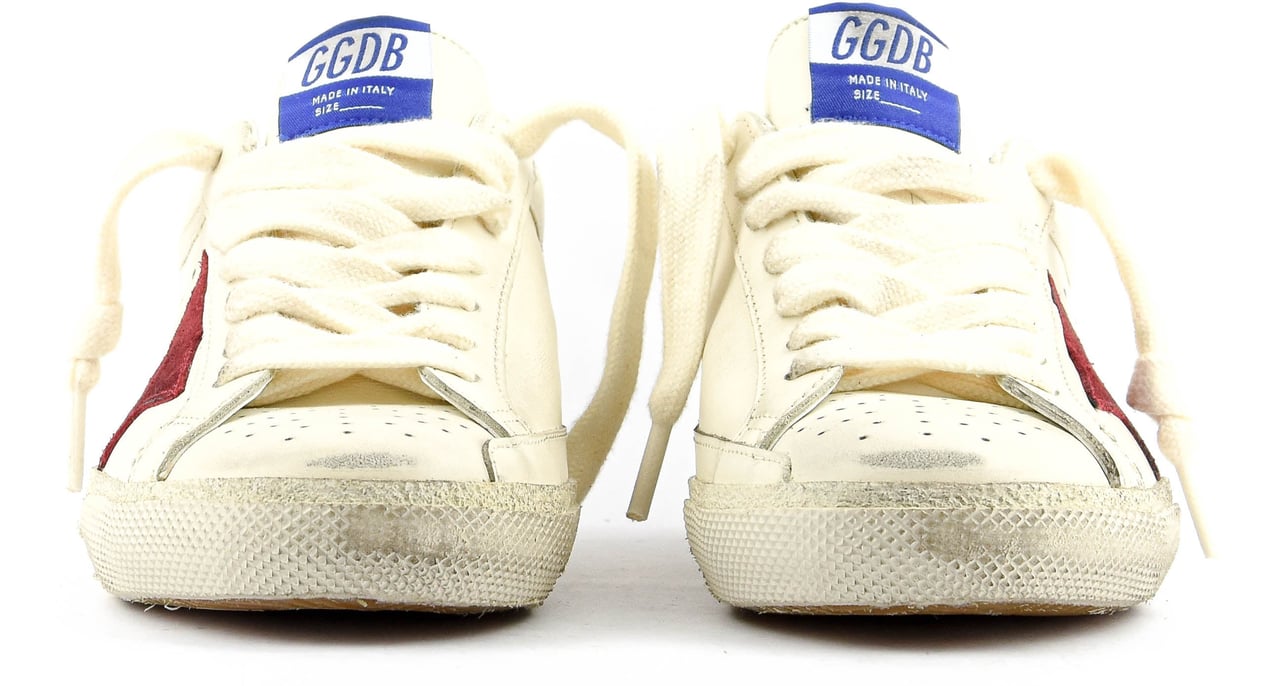 Golden Goose Super Star White/red Wit
