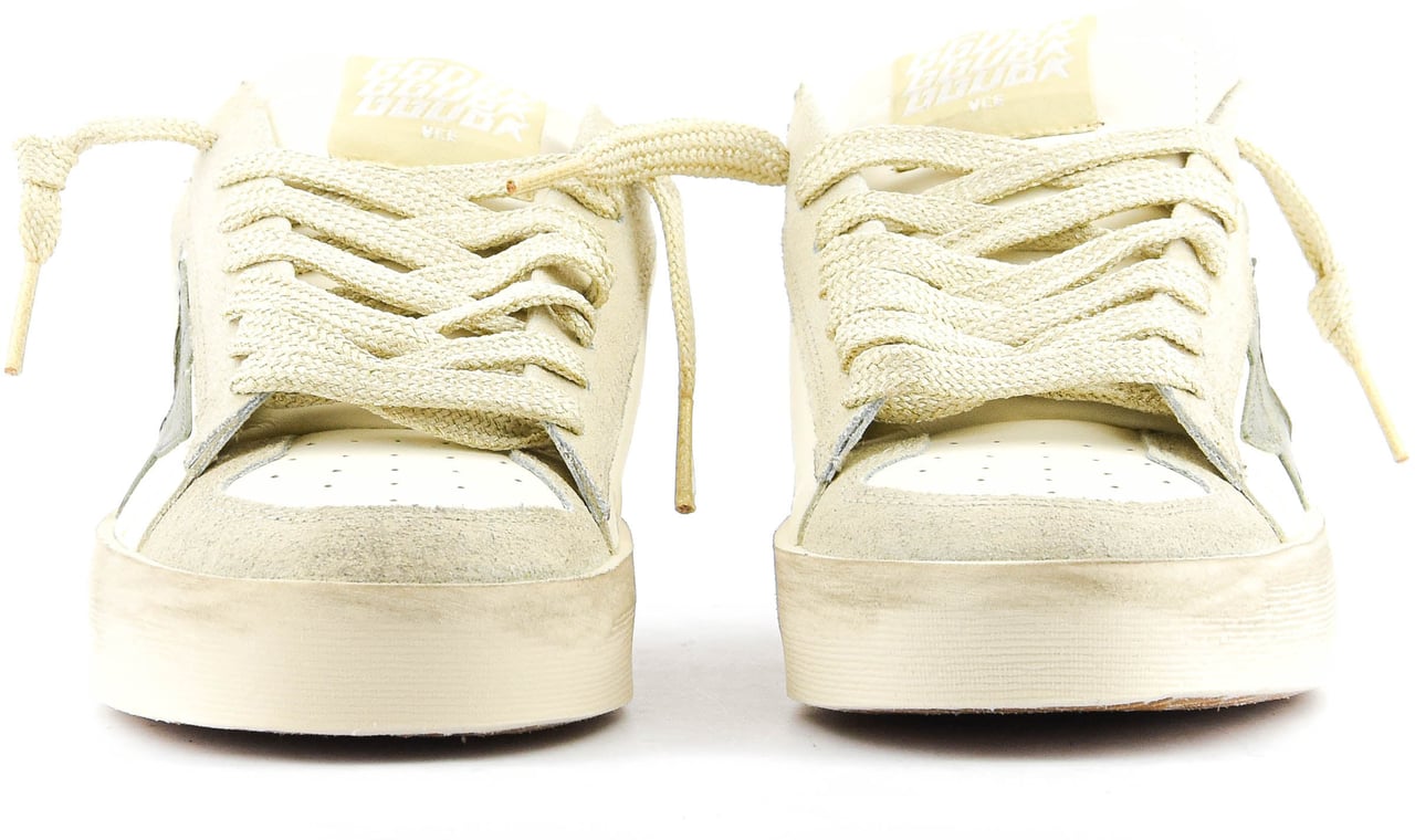 Golden Goose Stardan White/green Wit