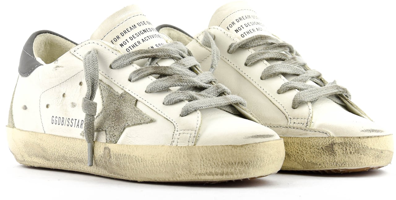 Golden Goose Super Star White/grey Wit