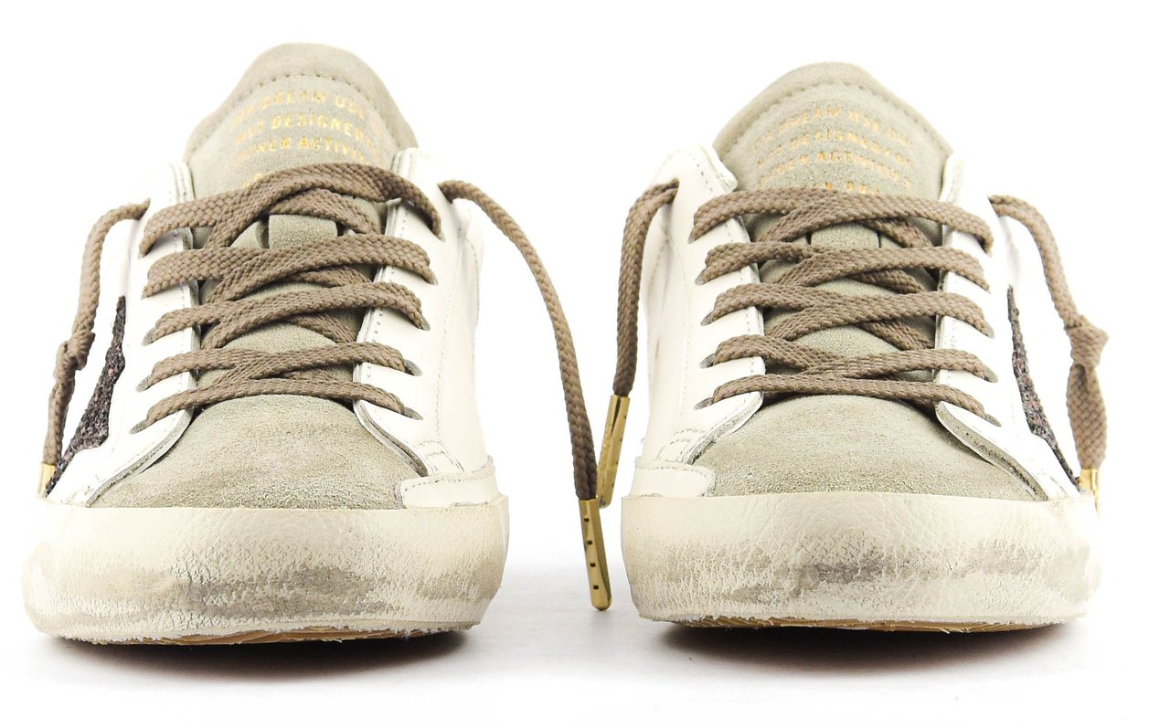 Golden Goose Super Star White/brown Wit