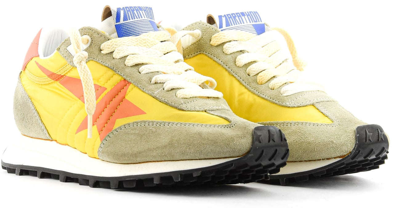 Golden Goose Running Marathon Yellow Geel