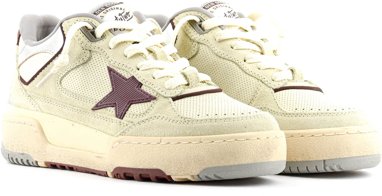 Golden Goose Forty2 Beige/bordeaux Beige