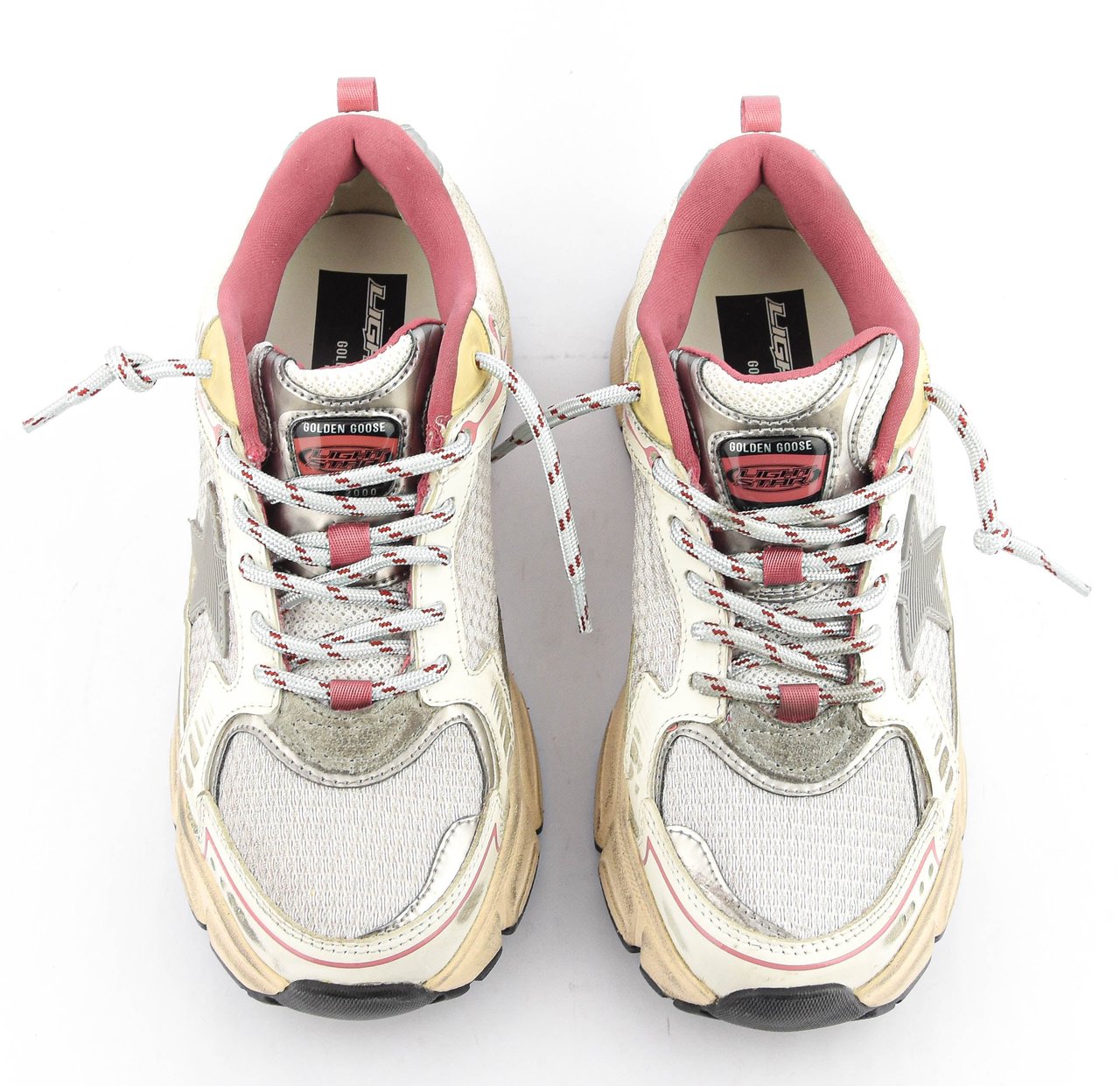 Golden Goose Light Star White/pink Wit