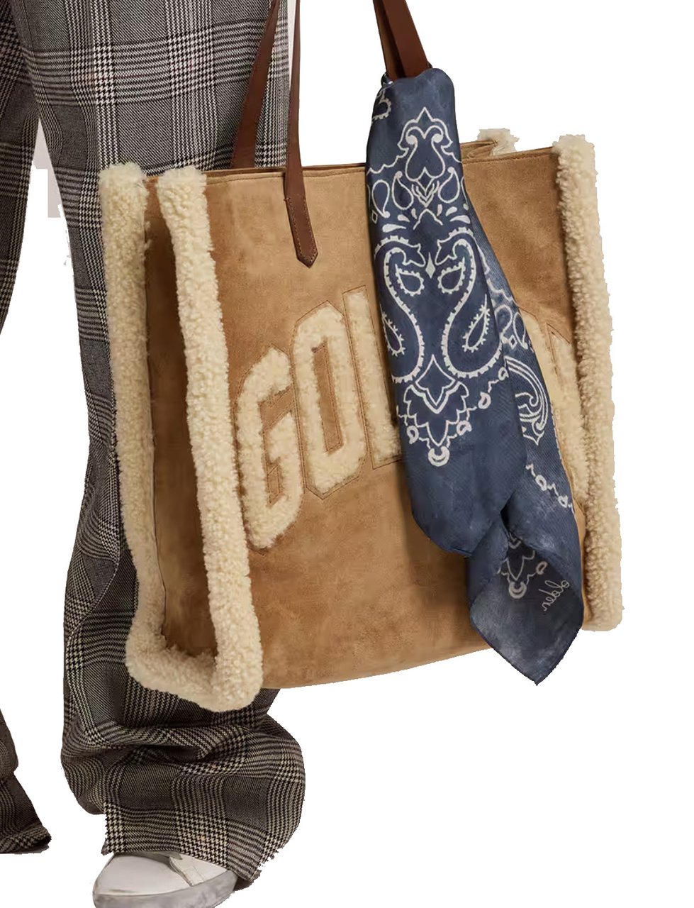 Golden Goose Paisley Scarf Blue Blauw