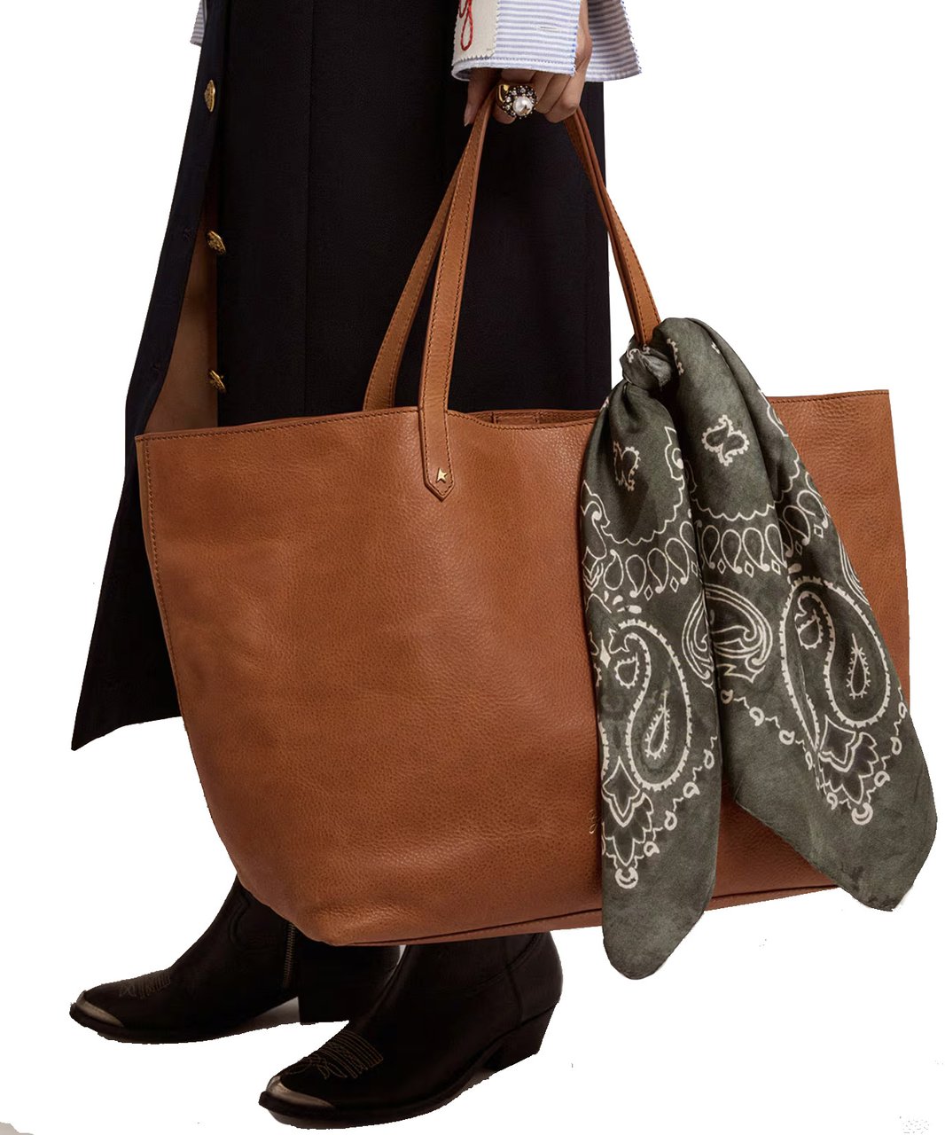 Golden Goose Paisley Scarf Green Groen