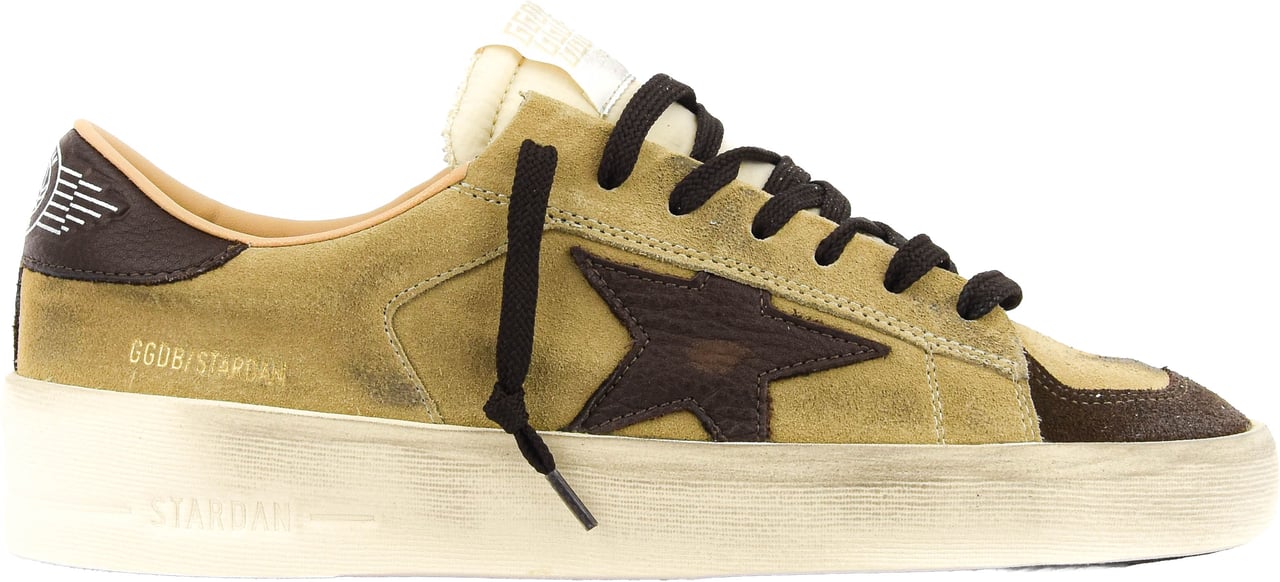Golden Goose Stardan Beige Brown White Beige