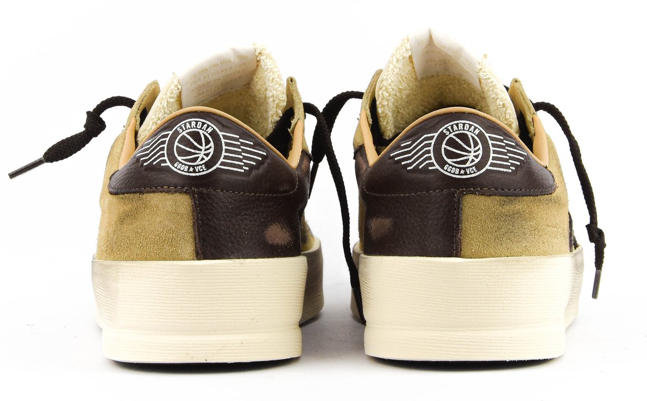 Golden Goose Stardan Beige Brown White Beige