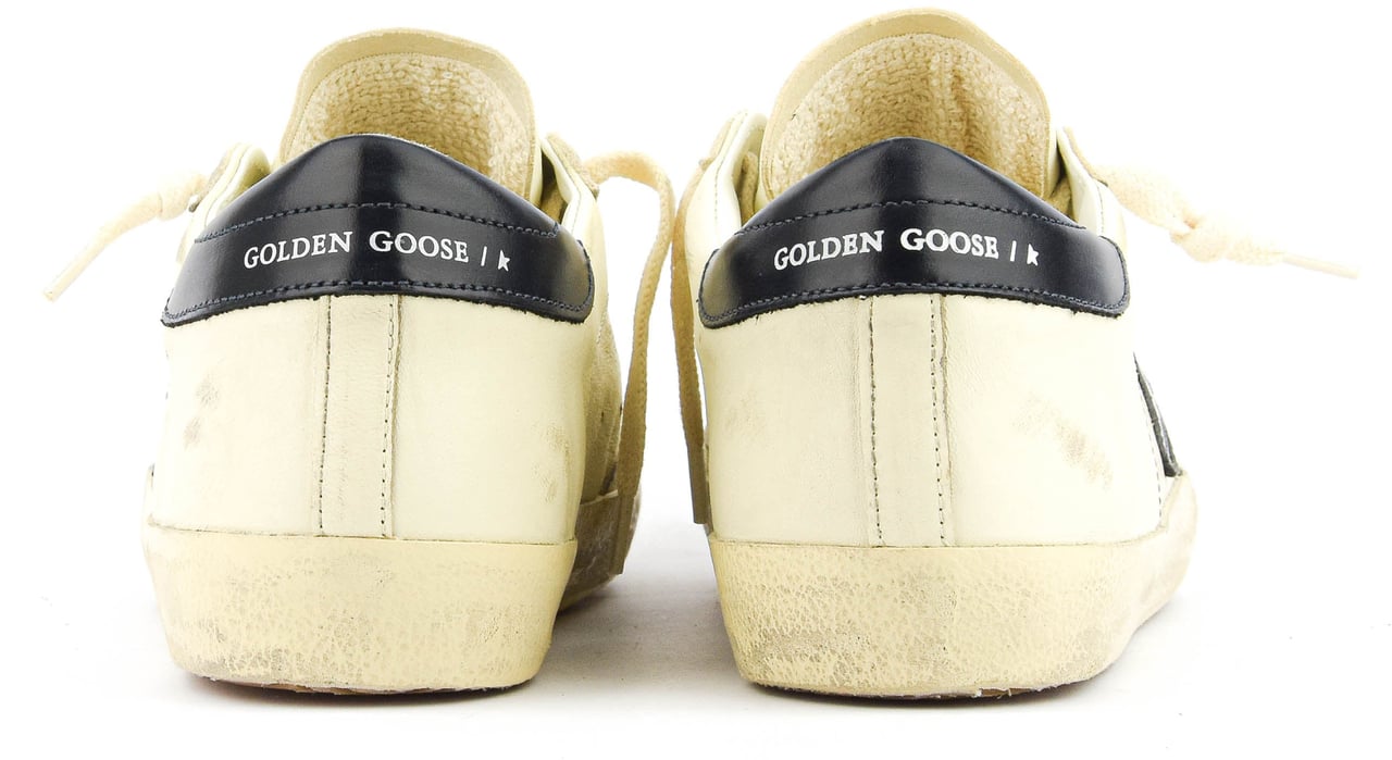 Golden Goose Superstar Beige Night Blue Wit