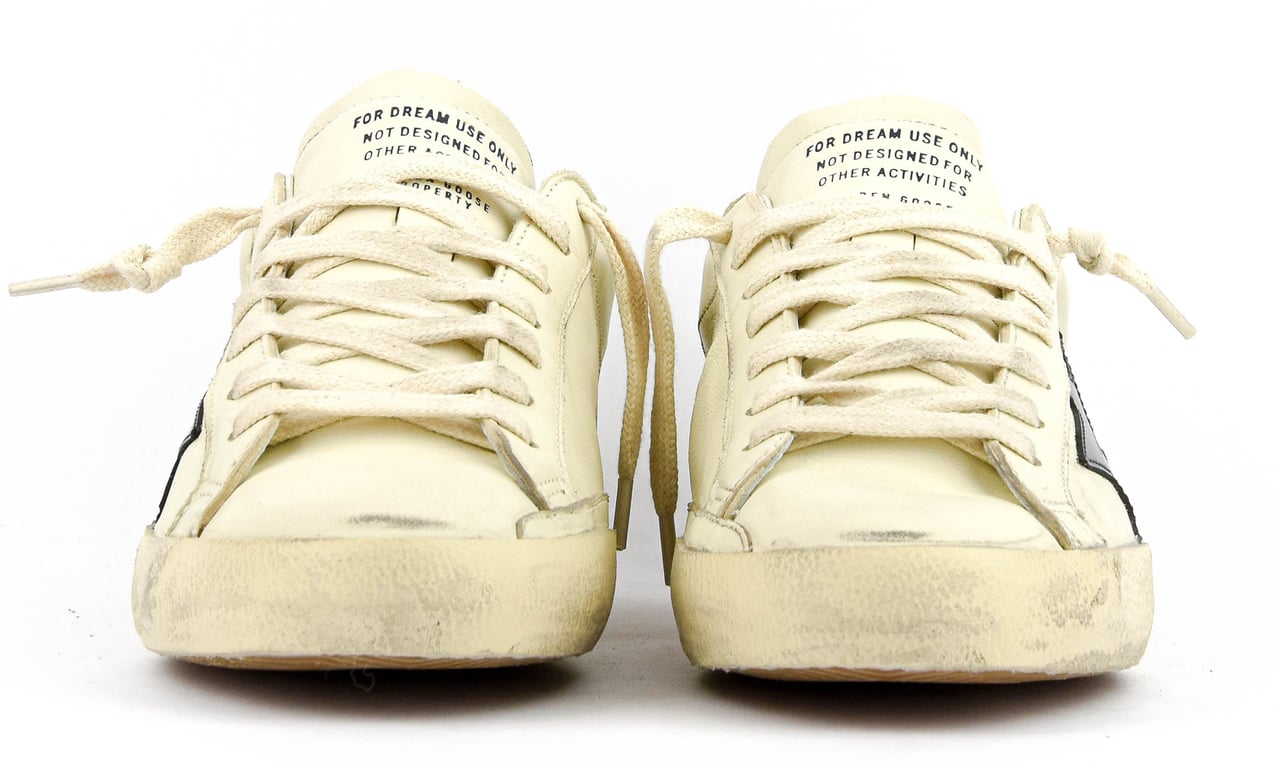 Golden Goose Superstar Beige Night Blue Wit