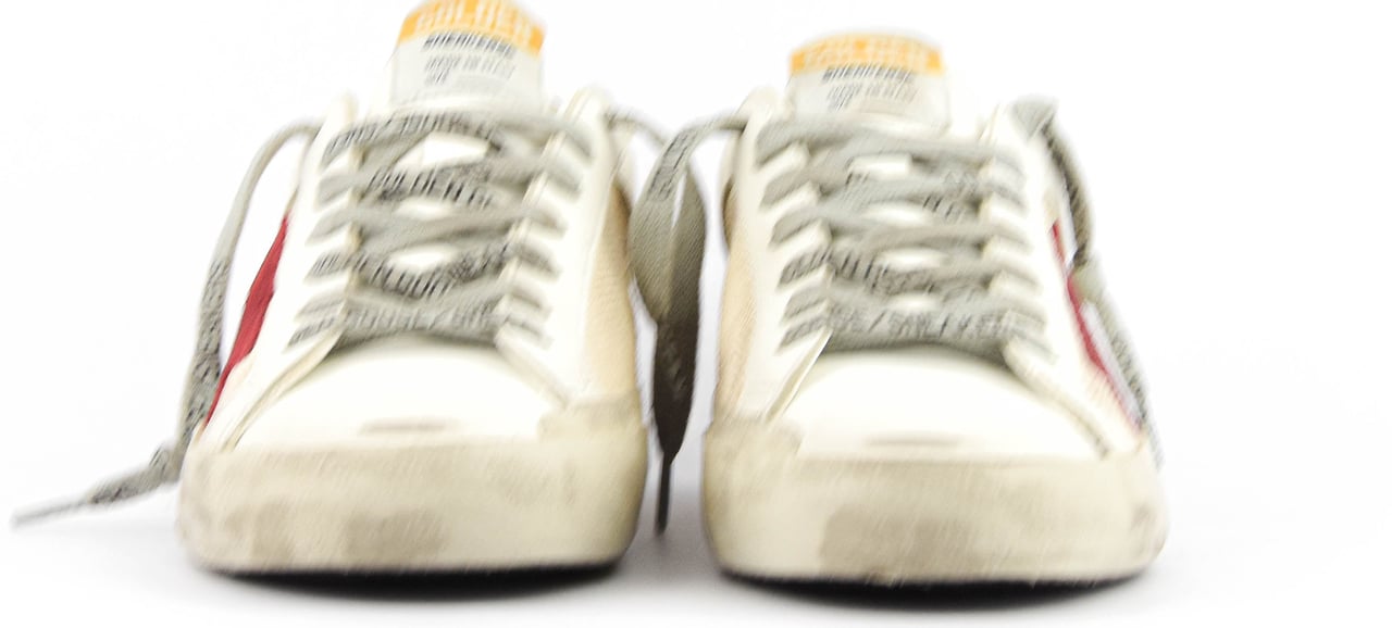 Golden Goose Superstar White Red Wit