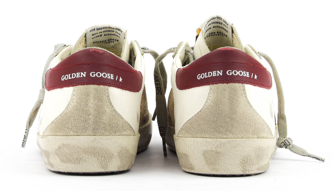 Golden Goose Superstar White Red Wit