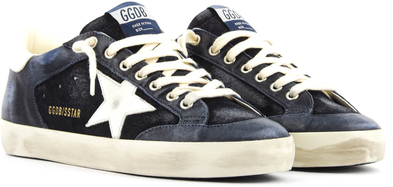 Golden Goose Superstar Dark Blue White Blauw