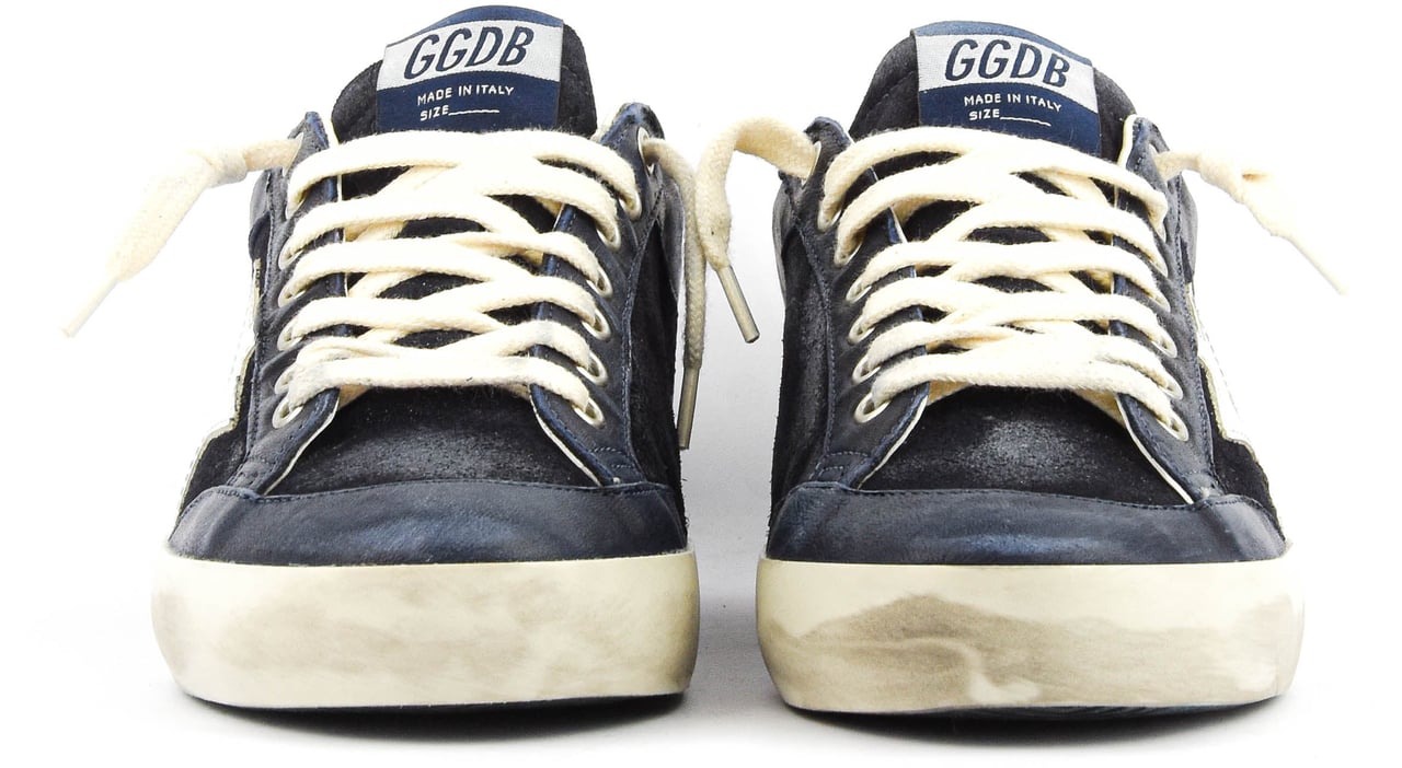 Golden Goose Superstar Dark Blue White Blauw
