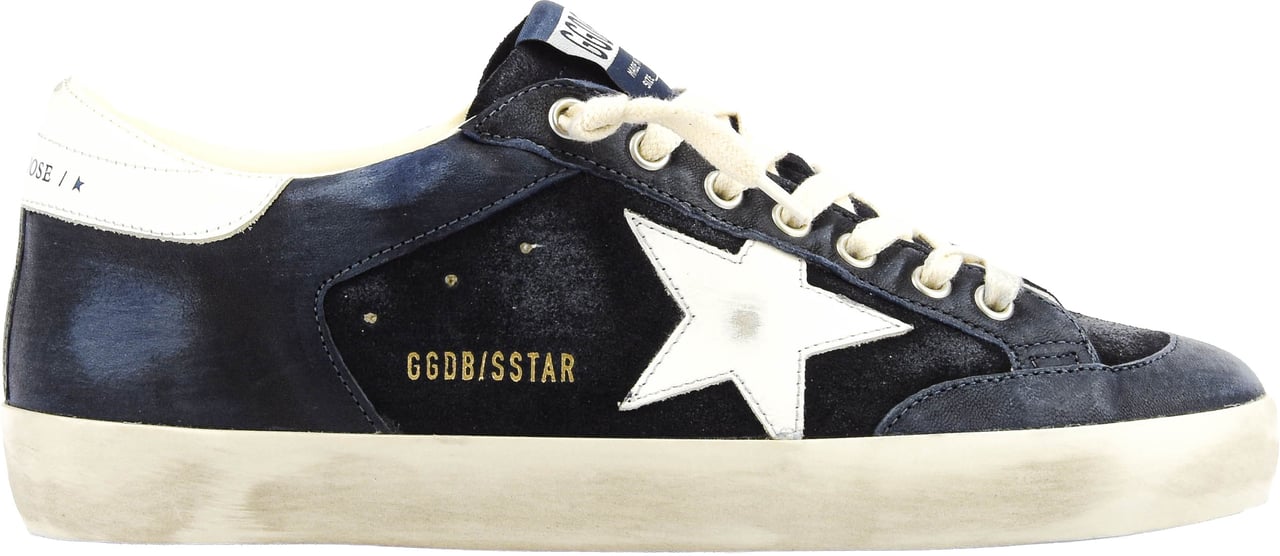 Golden Goose Superstar Dark Blue White Blauw