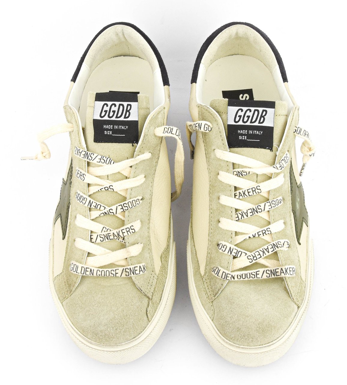 Golden Goose Superstar Cream Olive Beige