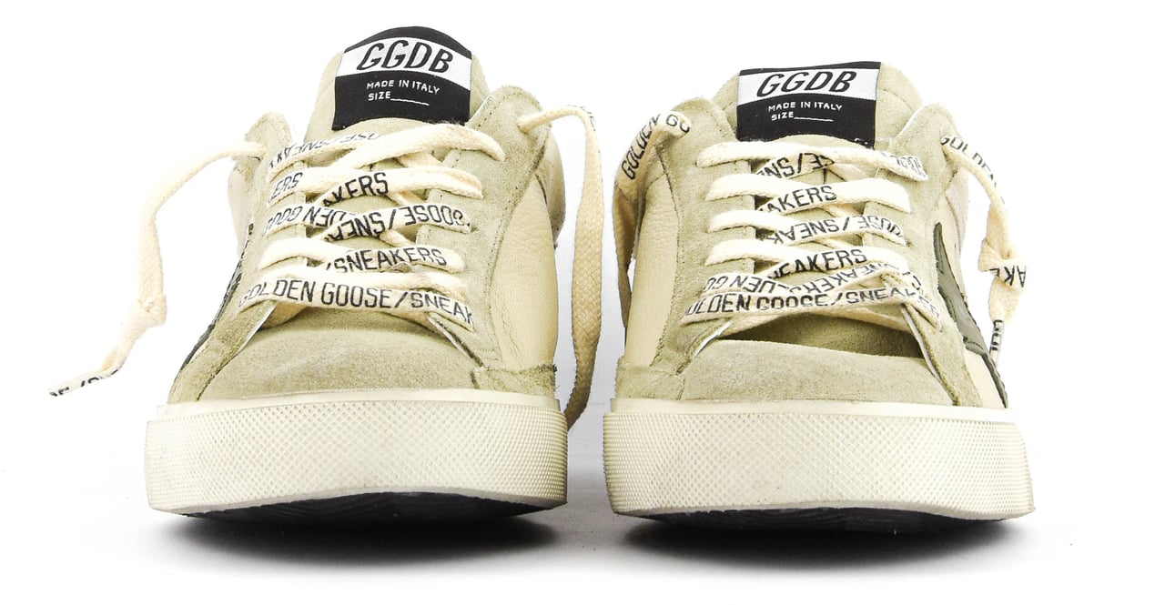 Golden Goose Superstar Cream Olive Beige